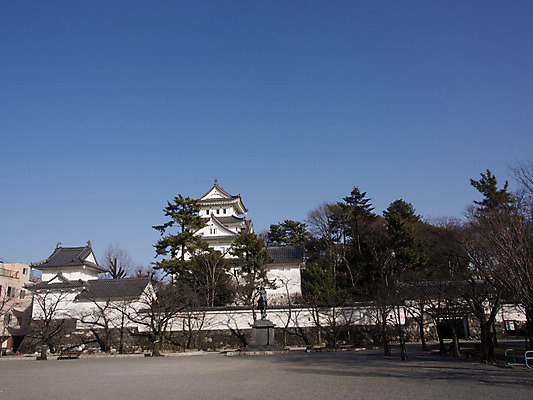 포토 JPG 주간 나무 식물 해외풍경 건축물 아시아 고건축 하늘 풍경 사람없음 야외 건물 일본 동양건축 성 일본전통 일본건축 오가키성 국내포토 자연요소 전통 해외 건축 나라 파일형식 동양