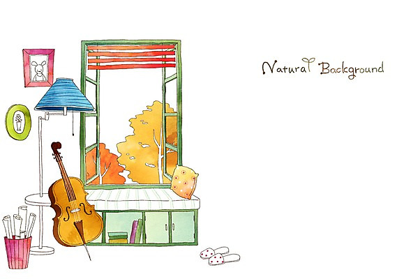 PSD 나무 식물 계절 악기 액자 백그라운드 단풍 쿠션 일러스트 창문 자연 슬리퍼 실내 사람없음 가을 스탠드 분위기 순수 첼로 가을배경 국내일러스트 음악 신발 컨셉 잎 조명 내부 생태계 파일형식 찰현악기 가을_계절