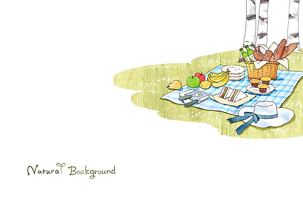 PSD 모자 접시 계절 음식 빵 백그라운드 과일 일러스트 자연 바나나 샌드위치 사람없음 소풍 봄 배 분위기 사과 바게트 순수 돗자리 머핀 봄소풍 봄배경 국내일러스트 식기 잡화 컨셉 야외활동 생태계 파일형식