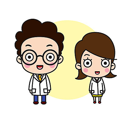 전신 직업 캐릭터 여자 남자 안경 스티커 일러스트 넥타이 직업캐릭터 서기 미소 사람 성인 두명 가운 실험복 과학자 차렷 성인만 안경낌 일러캐릭터 AI파일 잡화 옷 과학 포즈 모션 표정 학자 파일형식 벡터