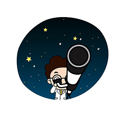 직업 캐릭터 응시 남자 별 안경 스티커 야경 일러스트 밤하늘 하늘 넥타이 직업캐릭터 한명 서기 사람 상반신 성인 망원경 가운 실험복 과학자 탐사 천체망원경 성인남자한명만 안경낌 일러캐릭터 AI파일 자연요소 1 시선 잡화 옷 과학 모션 야간 학자 남자한명만 성인남자만 파일형식 벡터 풍경_경치