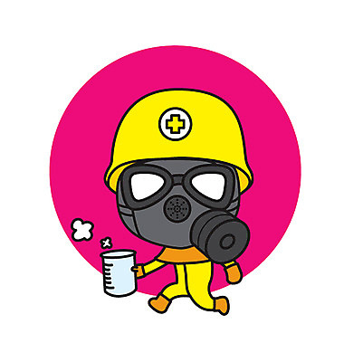 전신 직업 캐릭터 남자 이동 스티커 일러스트 직업캐릭터 실험 한명 서기 들기 사람 성인 안전모 과학자 비커 독성 방독면 성인남자한명만 일러캐릭터 AI파일 1 과학 컨셉 모션 실험기구 마스크 헬멧 안전장비 학자 남자한명만 성인남자만 파일형식 벡터