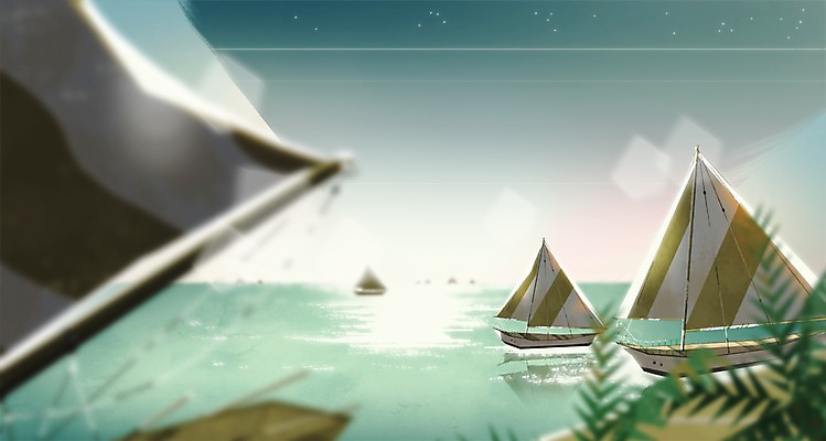 주간 PSD 나무 식물 계절 바다 백그라운드 요트 일러스트 휴식 풍경 사람없음 야외 여름 자유 시원함 국내일러스트 자연요소 컨셉 배_교통 파일형식