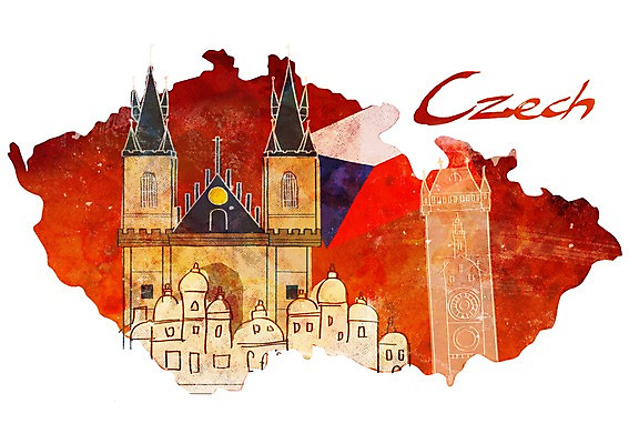 PSD 문자 손글씨 영어 유럽 나라 상징 캘리배경 지도 일러스트 캘리그라피 타이포그라피 글자캘리그라피 사람없음 단어 성당 국기 심볼 체코 틴성당 국내일러스트 백그라운드 종교건축 파일형식