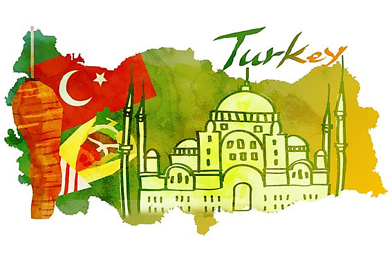 PSD 문자 손글씨 영어 나라 상징 캘리배경 지도 일러스트 캘리그라피 타이포그라피 글자캘리그라피 사람없음 단어 성당 국기 심볼 아야소피아 튀르키예 국내일러스트 아시아 백그라운드 종교건축 이스탄불 파일형식