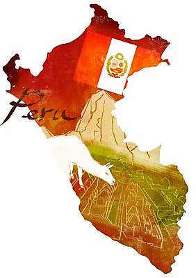 PSD 문자 손글씨 영어 나라 상징 캘리배경 지도 일러스트 캘리그라피 유적지 타이포그라피 글자캘리그라피 사람없음 단어 남아메리카 국기 심볼 잉카 페루 국내일러스트 백그라운드 고건축 아메리카 파일형식