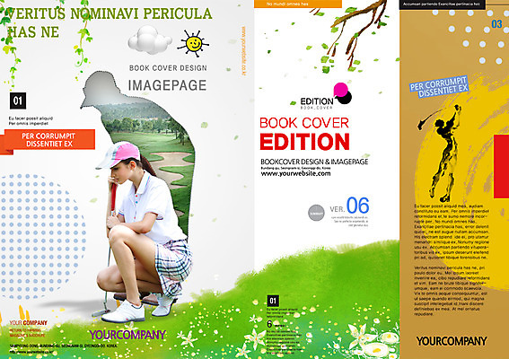 PSD 서양인 외국인 템플릿 편집 표지디자인 북디자인 여자 표지 리플렛 스포츠 골프 북커버 한명 사람 팜플렛 성인 운동 골프채 여자만 여자한명만 성인여자만 성인만 이미지템플릿 1 골프용품 건강 인종 구기 파일형식