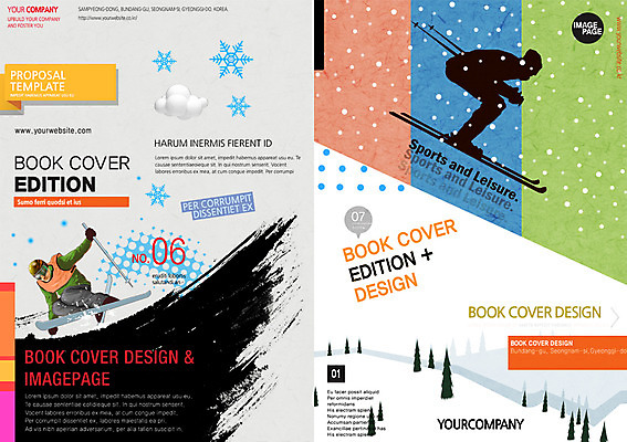 PSD 템플릿 편집 표지디자인 북디자인 계절 표지 남자 리플렛 스포츠 겨울 북커버 스키 겨울스포츠 사람 팜플렛 성인 두명 운동 폴 남자만 성인남자만 성인만 이미지템플릿 건강 스키용품 파일형식