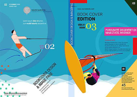 PSD 템플릿 편집 표지디자인 북디자인 표지 남자 리플렛 스포츠 북커버 사람 팜플렛 성인 두명 운동 수상스포츠 수상스키 남자만 성인남자만 성인만 이미지템플릿 건강 파일형식