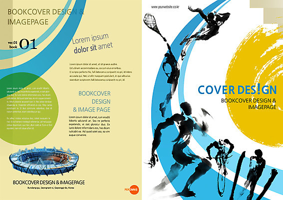 PSD 템플릿 편집 표지디자인 북디자인 표지 남자 리플렛 스포츠 북커버 사람 팜플렛 여러명 성인 달리기 운동 자전거 경기장 테니스 남자만 성인남자만 성인만 이미지템플릿 다수 스포츠시설 모션 건강 구기 바이크 파일형식