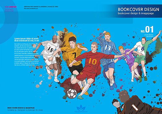 PSD 템플릿 편집 표지디자인 북디자인 표지 남자 리플렛 스포츠 북커버 축구공 사람 팜플렛 여러명 성인 운동 축구 남자만 성인남자만 성인만 월드싸커 이미지템플릿 다수 공 축구용품 건강 구기 파일형식