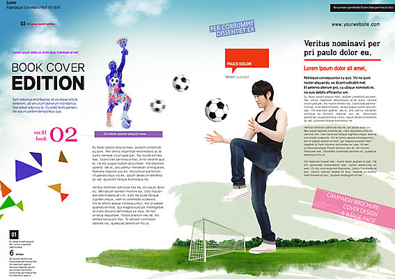 PSD 템플릿 편집 표지디자인 북디자인 표지 남자 리플렛 스포츠 북커버 축구공 사람 동양인 팜플렛 성인 두명 운동 축구 한국인 남자만 성인남자만 성인만 이미지템플릿 공 축구용품 건강 인종 구기 파일형식