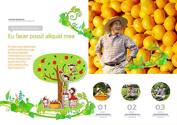 PSD 나무 식물 템플릿 편집 모자 표지디자인 북디자인 출판디자인 여자 열매 노년 남자 내지 어린이 백그라운드 밭 북커버 과일 사다리 가족 귤 사람 동양인 팜플렛 여러명 성인 30대 농작물 바구니 농사 한국인 수확 농촌 60대 사과 농부 과수원 귀농 이미지템플릿 직업 잡화 다수 농업 관계 인종 장년 도구 시골 파일형식