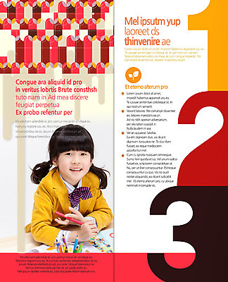 PSD 템플릿 편집 표지디자인 북디자인 출판디자인 여자 어린이교육 교육 교복 내지 어린이 리플렛 백그라운드 2단접지 북커버 색연필 한명 웃음 사람 동양인 소녀 팜플렛 상반신 숫자 한국인 여자만 여자한명만 어린이만 소녀만 소녀한명만 이미지템플릿 문자 1 옷 학용품 표정 인종 파일형식