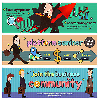 PSD 템플릿 배너 남자 화살표 웹템플릿 서류가방 비즈니스 돋보기 사람 이벤트 여러명 성인 세미나 이벤트배너 웹배너 남자만 성인남자만 성인만 이미지템플릿 다수 가방 파일형식