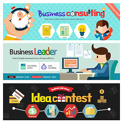 PSD 템플릿 배너 여자 남자 웹템플릿 비즈니스 전구 아이디어 사람 이벤트 두명 모니터 업무 상담 이벤트배너 초시계 콘테스트 웹배너 이미지템플릿 시계 컨셉 컴퓨터 작업 대회 파일형식