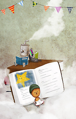 PSD 교육 별 화분 백그라운드 일러스트 상상 사람없음 책 독서 텔레비전 연기 난로 깡통로봇 나무인형 국내일러스트 자연요소 인형 전자제품 난방기 로봇 파일형식