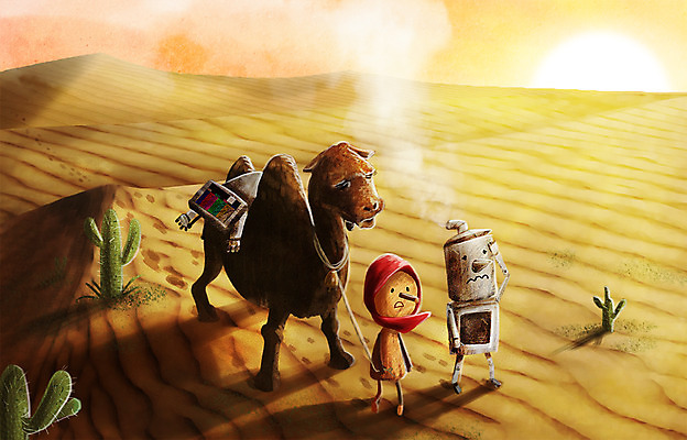 PSD 동물 계절 화분 모래 여행 백그라운드 일러스트 상상 선인장 사람없음 여름 태양 텔레비전 사막 연기 더위 난로 낙타 깡통로봇 나무인형 국내일러스트 자연요소 식물 인형 포유류 날씨 전자제품 난방기 로봇 파일형식