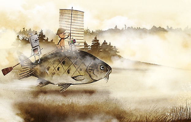 PSD 나무 화분 백그라운드 일러스트 상상 산 어류 사람없음 강 텔레비전 안개 연기 난로 노 깡통로봇 나무인형 메기 국내일러스트 식물 인형 날씨 전자제품 수중동물 난방기 로봇 선박 파일형식