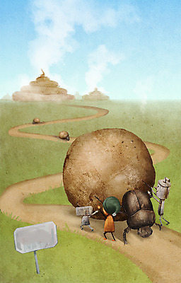 주간 PSD 화분 길 백그라운드 일러스트 상상 협력 사람없음 야외 텔레비전 연기 난로 변 깡통로봇 나무인형 쇠똥구리 국내일러스트 자연요소 인형 곤충 전자제품 난방기 로봇 파일형식