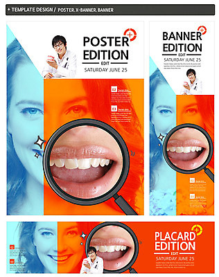 PSD 템플릿 배너 배너템플릿 여자 남자 가로배너 ZIP 포스터 세로배너 의학 돋보기 치과 미소 들기 사람 상반신 성인 앞모습 신체부위 세명 세트 의사 현수막 관찰 입 치아모형 성인만 뷰포인트 모션 표정 병원 가로 세로 의료진 치아 파일형식
