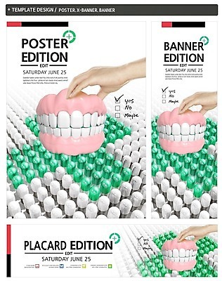 PSD 템플릿 손 배너 배너템플릿 가로배너 ZIP 포스터 세로배너 의학 치과 한명 사람 신체부위 세트 현수막 체크표시 치아모형 십자 1 병원 가로 세로 치아 확인 파일형식