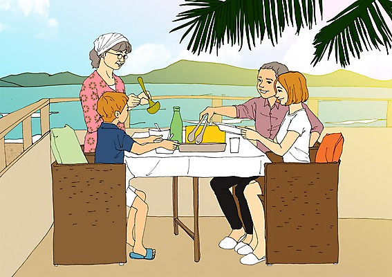 주간 PSD 식물 라이프스타일 접시 계절 여자 노년 남자 어린이 음식 바다 여행 의자 일러스트 가족 식탁 휴가 휴식 함께함 집게 사람 성인 야외 여름 야자수 자유 발코니 만화 아트툰 국내일러스트 자연요소 나무 식기 가구 컨셉 관계 탁자 생활 그림 파일형식