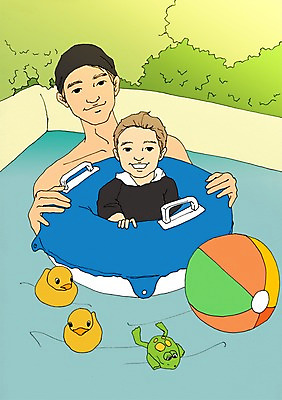 주간 PSD 라이프스타일 계절 남자 아들 어린이 인형 여행 일러스트 물놀이 휴가 휴식 오리 함께함 개구리 사람 성인 야외 두명 여름 자유 아빠 비치볼 만화 튜브 부자지간 아트툰 남자만 국내일러스트 자연요소 컨셉 공 가족 놀이 조류 바캉스용품 양서류 생활 그림 파일형식