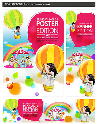 PSD 구름 템플릿 배너 배너템플릿 여자 남자 가로배너 ZIP 포스터 세로배너 어린이 무지개 하늘 서기 들기 사람 동양인 여러명 상반신 세트 쌍안경 놀이공원 한국인 현수막 열기구 놀이기구 서커스 풍선 어린이만 자연요소 다수 항공교통 모션 인종 가로 세로 망원경 테마파크 파일형식