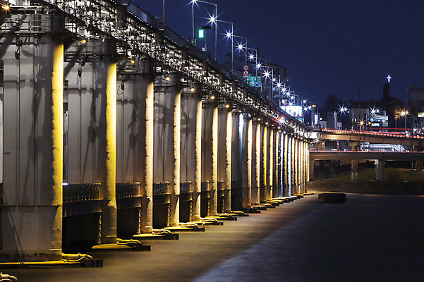 포토 JPG 야경 서울 한국 사람없음 야외 빛 강 한강 반포대교 가교 국내포토 건축물 아시아 다리_건축물 야간 랜드마크 파일형식 풍경_경치