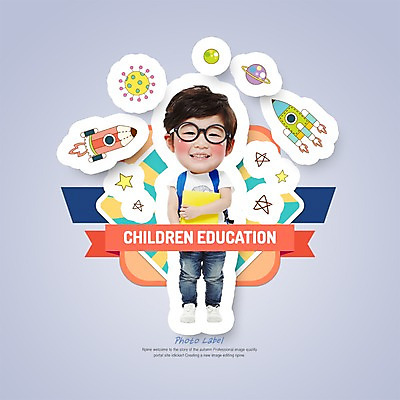 PSD 편집이미지 배너 교육 남자 별 리본 안경 어린이 포토일러 한명 사람 동양인 이벤트 책 라벨 행성 한국인 우주선 남자만 남자한명만 어린이만 소년만 소년한명만 이미지편집 자연요소 1 잡화 프레임 인종 우주 파일형식