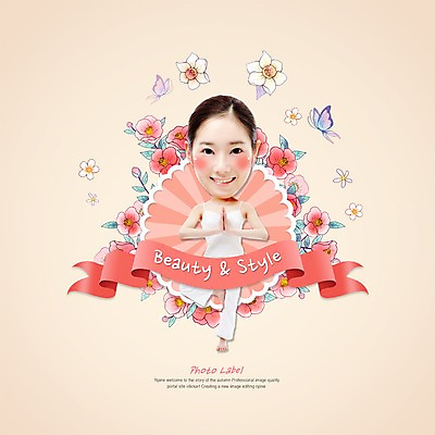 PSD 식물 편집이미지 배너 여자 꽃 리본 나비 곤충 다이어트 요가 포토일러 한명 사람 동양인 이벤트 성인 운동 뷰티 라벨 한국인 여자만 여자한명만 성인여자만 성인만 이미지편집 동물 1 웰빙 프레임 건강 인종 파일형식