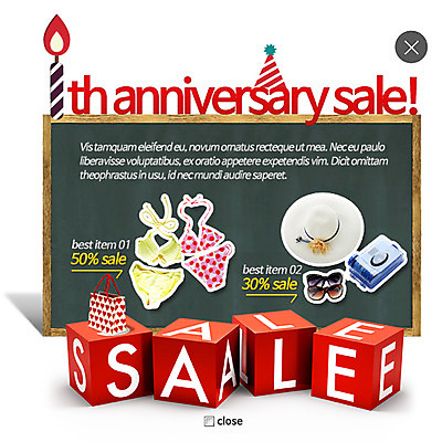 PSD 템플릿 모자 웹템플릿 초 바캉스용품 팝업 이벤트팝업 웹팝업 이벤트 사람없음 비키니 선글라스 쇼핑백 세일 칠판 고깔모자 레이어팝업 이미지템플릿 모자_잡화 잡화 수영복 안경 가방 오브젝트 파일형식