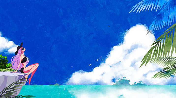 주간 PSD 식물 구름 모자 계절 여자 바다 백그라운드 일러스트 한명 사람 풍경 성인 야외 여름 비키니 선글라스 야자수 자유 돌_바위 바위 상쾌 휴양지 여자만 여자한명만 성인여자만 성인만 국내일러스트 자연요소 나무 1 잡화 수영복 감정 안경 컨셉 장소 파일형식