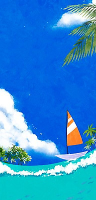 주간 PSD 식물 구름 계절 파도 바다 백그라운드 일러스트 하늘 풍경 사람없음 야외 여름 야자수 자유 상쾌 휴양지 선박 국내일러스트 자연요소 나무 감정 컨셉 수상교통 장소 파일형식