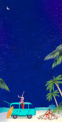 PSD 식물 계절 여자 바다 백그라운드 일러스트 밤하늘 한명 사람 풍경 성인 야외 여름 야자수 자유 달 서핑보드 서핑 야간 모닥불 상쾌 휴양지 캠핑카 여자만 여자한명만 성인여자만 성인만 국내일러스트 자연요소 나무 1 감정 컨셉 자동차 하늘 불 장소 수상스포츠 보드_스포츠 파일형식