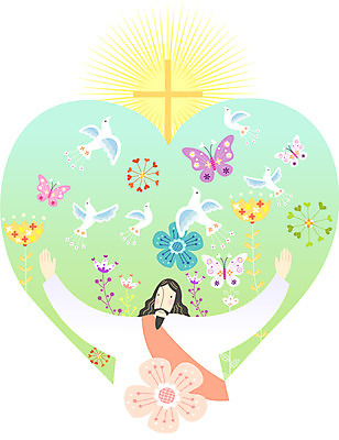 식물 남자 꽃 행복 기독교 종교 나비 곤충 백그라운드 십자가 일러스트 조류 한명 사람 성인 믿음 하트 예수 하나님 성인남자한명만 국내일러스트 AI파일 모양 동물 1 감정 신_종교 남자한명만 성인남자만 파일형식 벡터