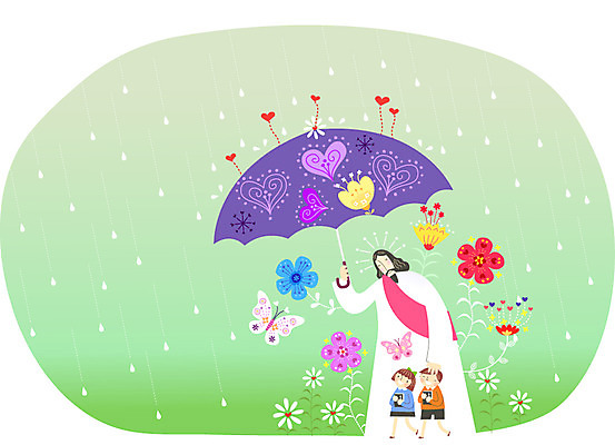 식물 여자 남자 꽃 행복 기독교 종교 어린이 나비 백그라운드 일러스트 우산 날씨 사람 성인 믿음 하트 예수 하나님 비 국내일러스트 AI파일 자연요소 모양 감정 곤충 신_종교 파일형식 벡터