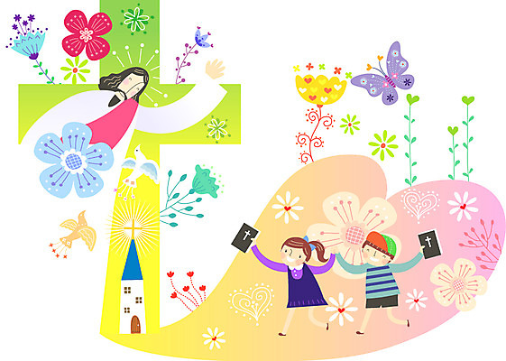 식물 여자 남자 꽃 행복 기독교 종교 어린이 나비 백그라운드 십자가 일러스트 사람 성인 세명 교회 믿음 성경 예수 하나님 국내일러스트 AI파일 감정 곤충 종교용품 종교건축 건물 신_종교 파일형식 벡터