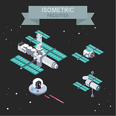 아이콘 사람없음 우주 망원경 인공위성 입체 시설 UFO 아이소메트릭 허블망원경 2D아이콘 AI파일 통신 미확인물체 파일형식 벡터