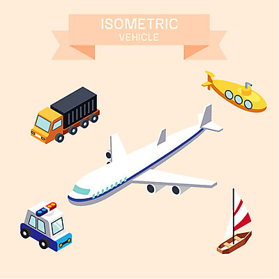 아이콘 교통수단 비행기 사람없음 트럭 잠수함 입체 아이소메트릭 경찰차 선박 2D아이콘 AI파일 교통 수상교통 항공교통 자동차 대중교통 파일형식 벡터