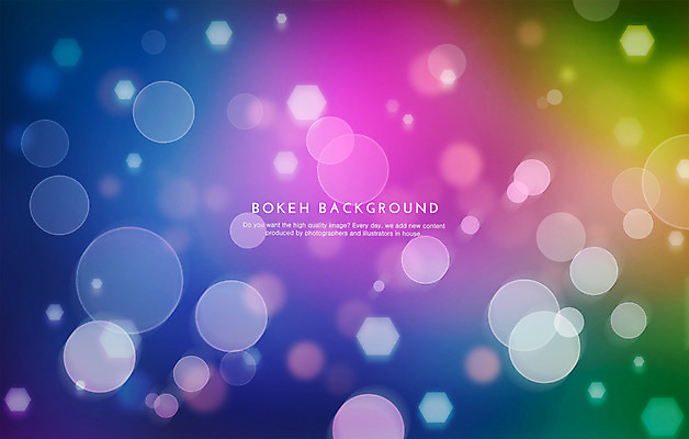 PSD 백그라운드 일러스트 사람없음 빛 컬러풀 원형 보케 육각형 그라데이션 국내일러스트 도형 컬러 파일형식