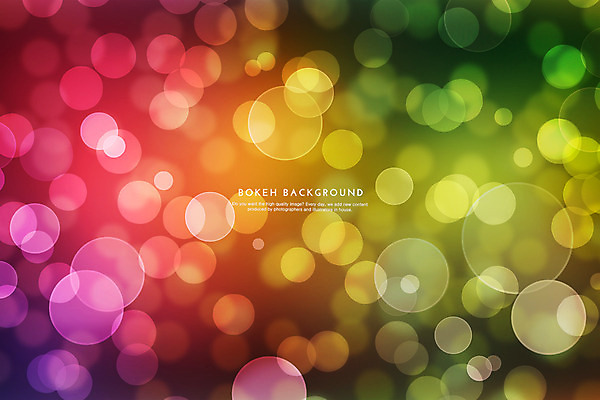 PSD 백그라운드 일러스트 사람없음 빛 컬러풀 원형 보케 그라데이션 국내일러스트 도형 컬러 파일형식