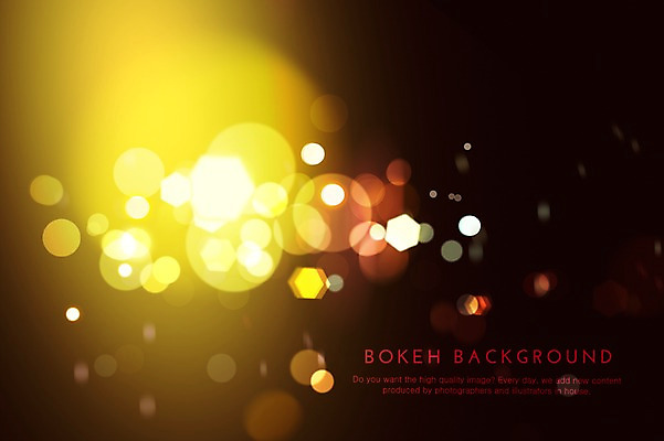 PSD 컬러 백그라운드 일러스트 사람없음 빛 노란색 검은색 원형 보케 육각형 그라데이션 국내일러스트 도형 파일형식