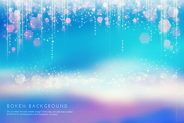 PSD 분홍색 컬러 하늘색 백그라운드 일러스트 사람없음 파란색 빛 보케 육각형 그라데이션 국내일러스트 도형 파일형식