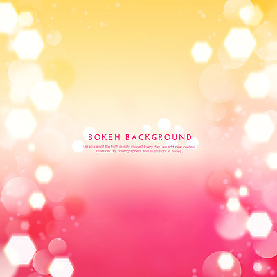 PSD 분홍색 컬러 백그라운드 일러스트 사람없음 빛 노란색 보케 육각형 그라데이션 국내일러스트 도형 파일형식