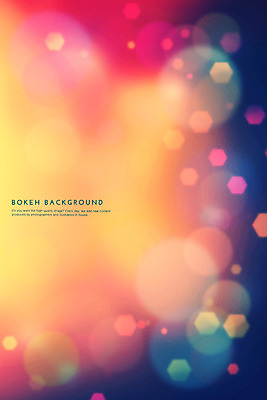 PSD 백그라운드 일러스트 사람없음 빛 컬러풀 원형 보케 육각형 국내일러스트 도형 컬러 파일형식