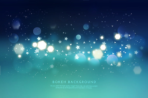 PSD 별 컬러 백그라운드 일러스트 사람없음 파란색 빛 원형 삼각형 남색 보케 청록색 육각형 그라데이션 국내일러스트 자연요소 도형 파일형식