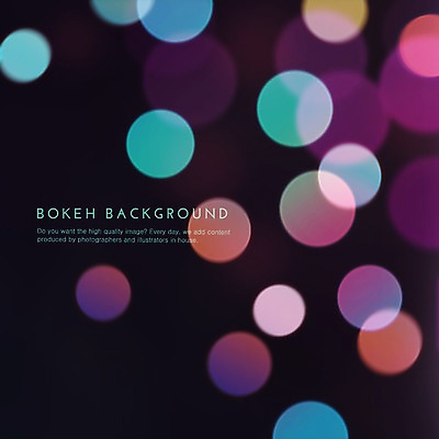 PSD 백그라운드 일러스트 사람없음 빛 컬러풀 원형 보케 국내일러스트 도형 컬러 파일형식