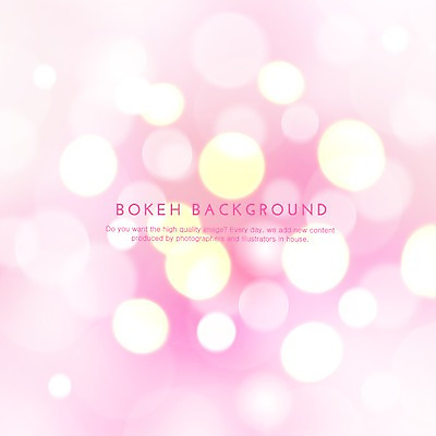 PSD 분홍색 컬러 백그라운드 일러스트 사람없음 빛 노란색 원형 보케 국내일러스트 도형 파일형식